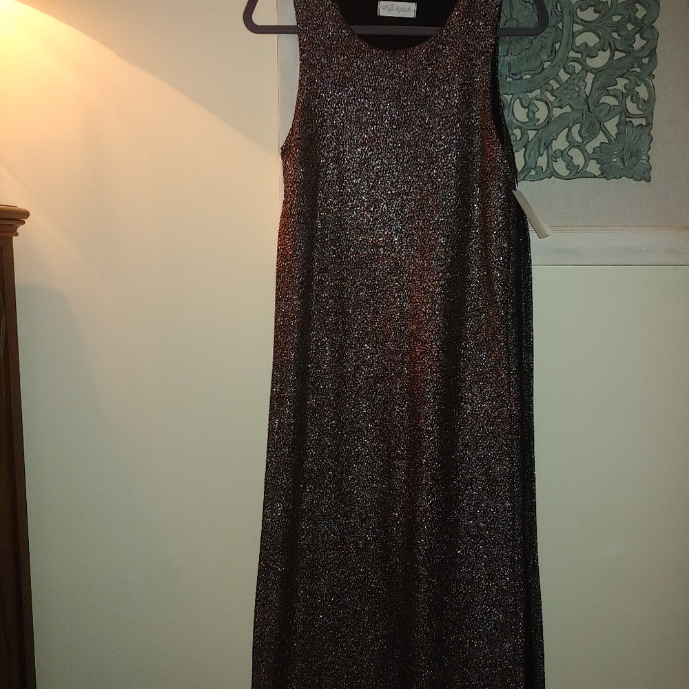 Long sparkly dress
